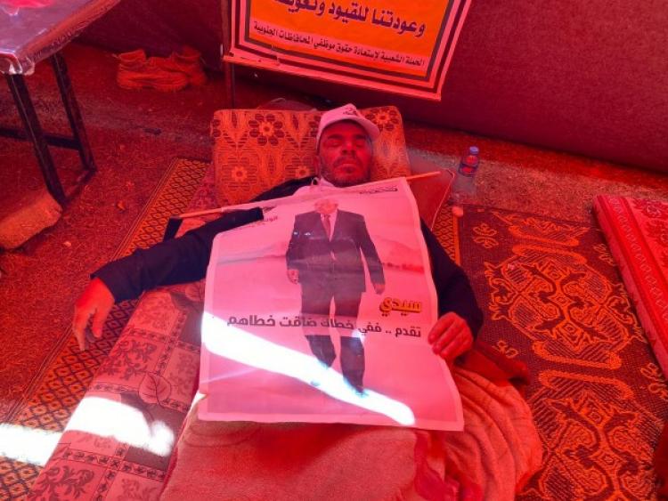 من خيمة الاعتصام