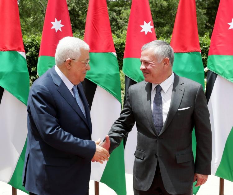 الرئيس محمود عباس والملك عبدالله الثاني