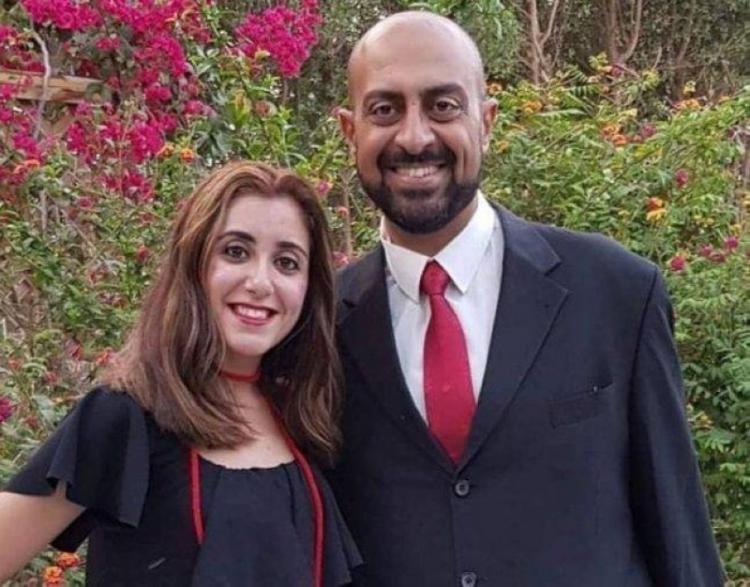مايكل فهمي المغتصب وزجته سالي عادل