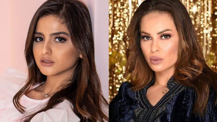 منى السابر وابنتها حلا الترك