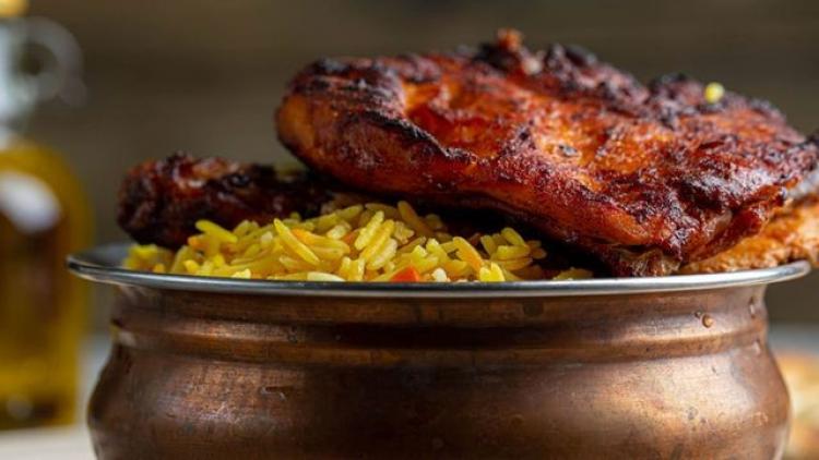 رز بخاري بالدجاج زي المطاعم