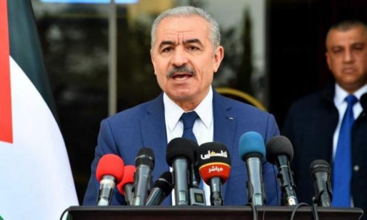رئيس الوزراء الفلسطيني الدكتور محمد اشتية