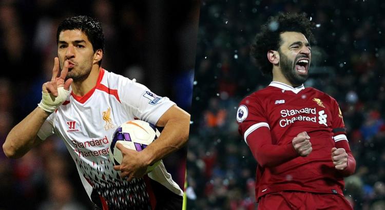 محمد صلاح و لويس سواريز
