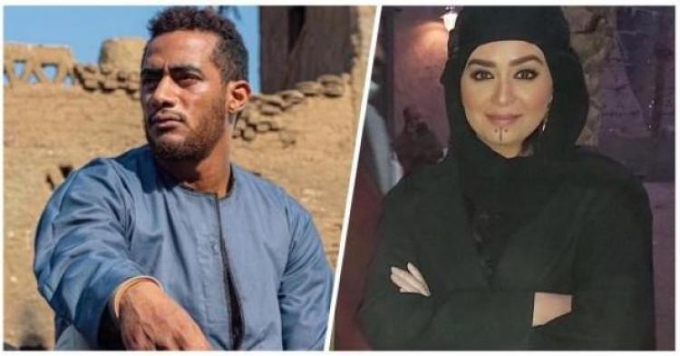 هبة مجدي ومحمد رمضان في مسلسل موسى