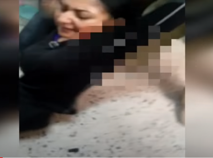 مشهد من المشاجرة
