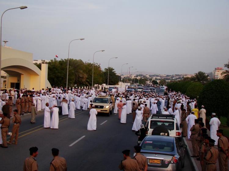 مظاهرات فى عمان