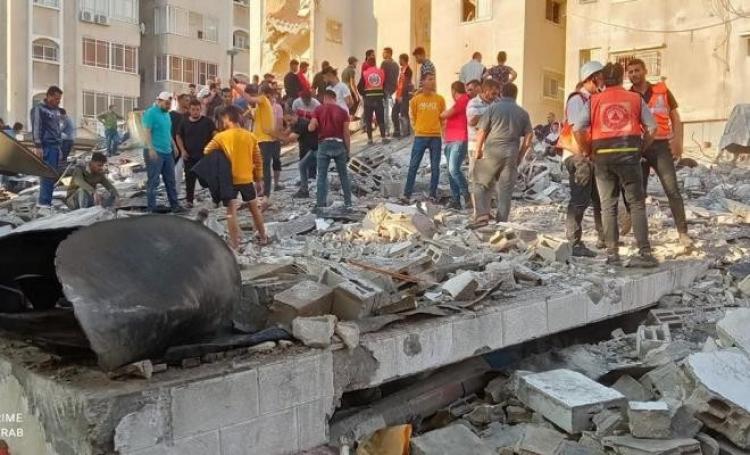 الدمار جراء العدوان الاسرائيلي