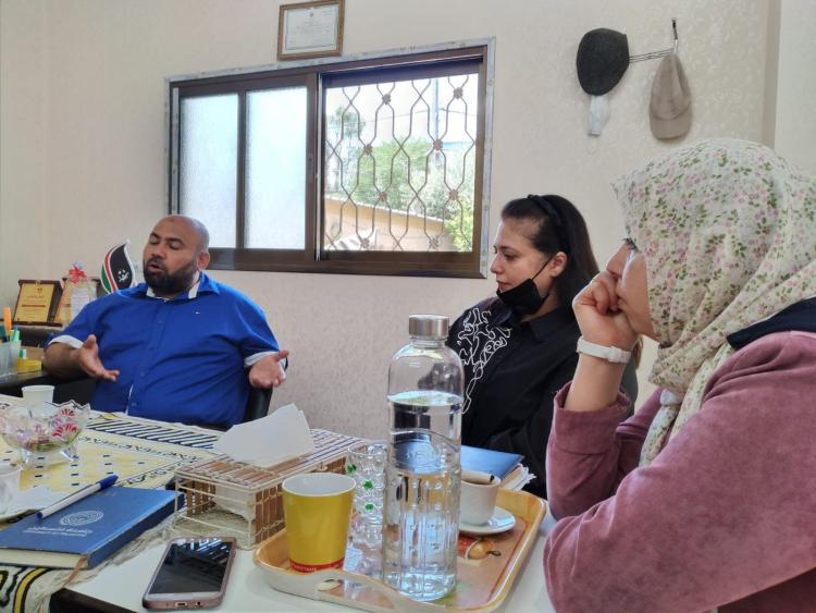 خلال الزيارة