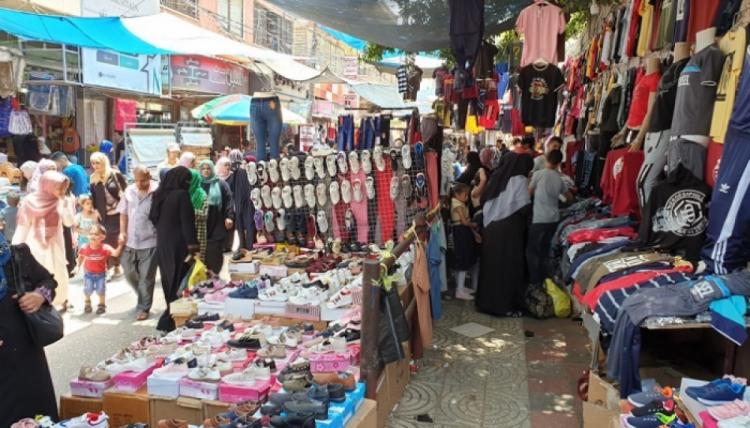 الاسواق الشعبية بغزة