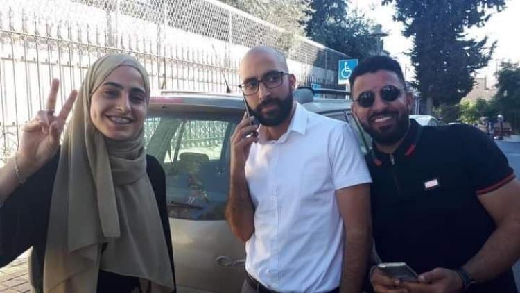 منى الكرد بعد الافراج عنها