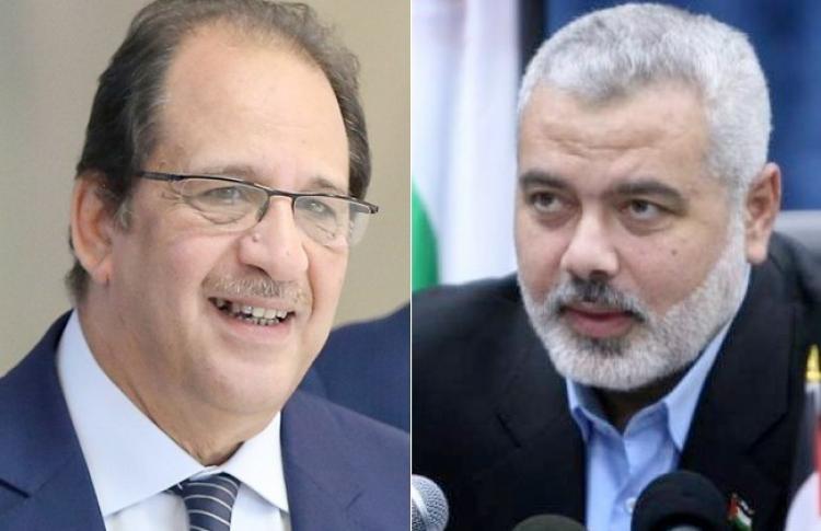 عباس كامل وإسماعيل هنية