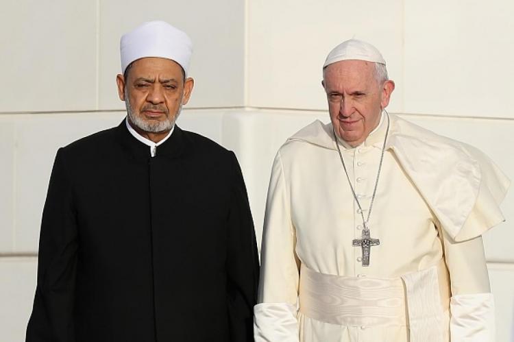بابا الفاتيكان وشيخ الازهر