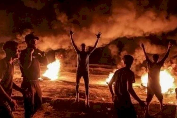 الغرفة المشتركة لوحدات البالونات الحارقة والارباك الليلي