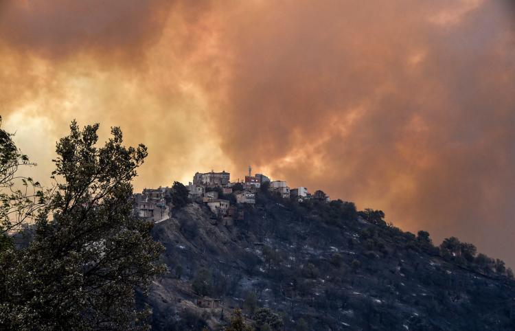 حرائق في الجزائر