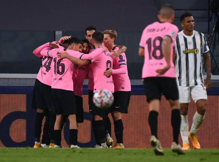 برشلونة يفوز على يوفنتوس