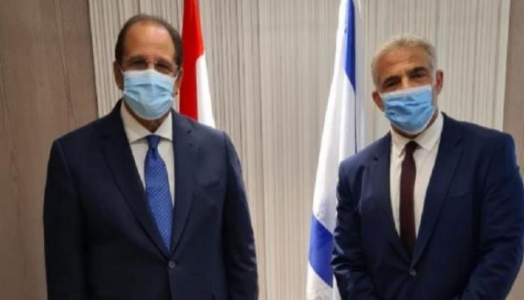 وزير الخارجية الاسرائيلي وعباس كامل