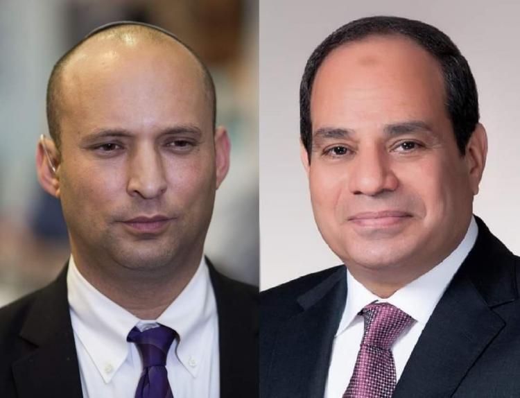الرئيس المصري وبينيت