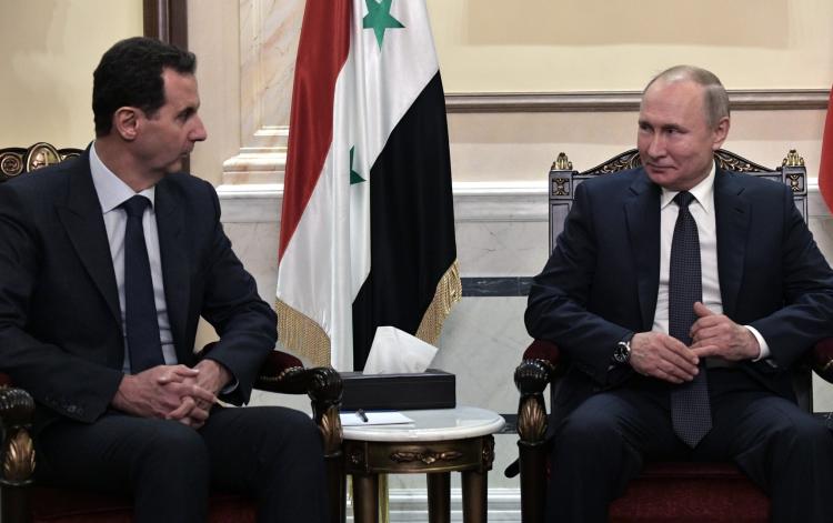 بشار الاسد وبوتن