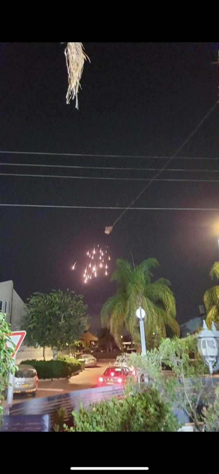 لحظة إطلاق صاروخ