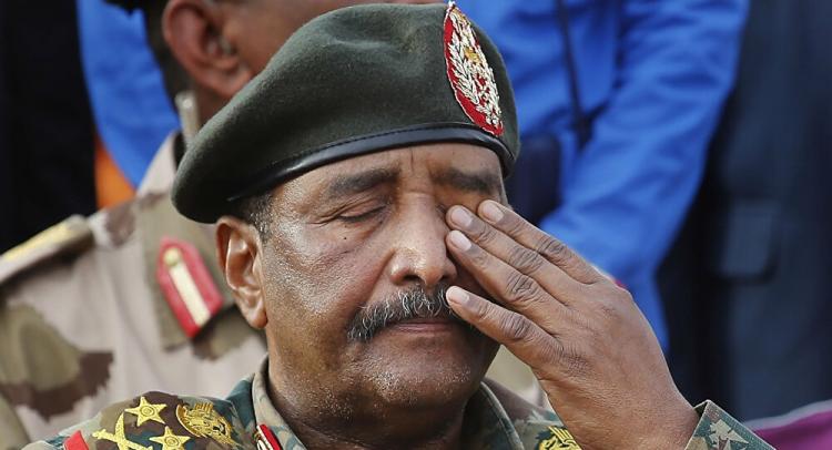 عبد الفتاح البرهان رئيس مجلس السيادة الانتقالي بالسودان