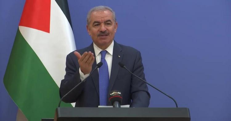رئيس الوزراء الفلسطيني الدكتور محمد اشتية