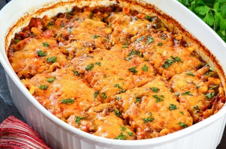 صينية رز باللحم المفروم