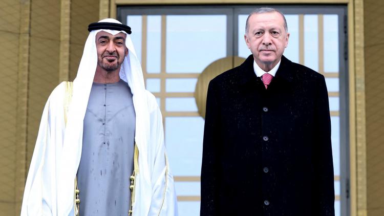 الرئيس اردوغان والشيح محمد بن زايد