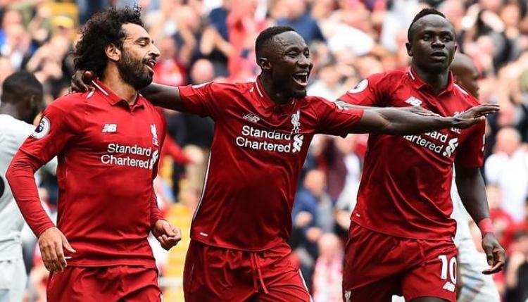 محمد صلاح ونابي كيتا وساديو مانيه