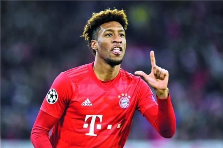 كينجسلي كومان لاعب نادي بايرن ميونيخ
