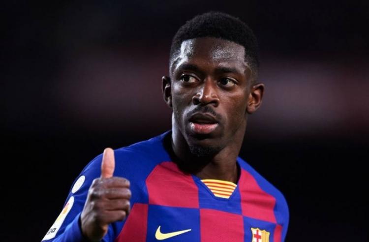 الفرنسي عثمان ديمبلي لاعب نادي برشلونة