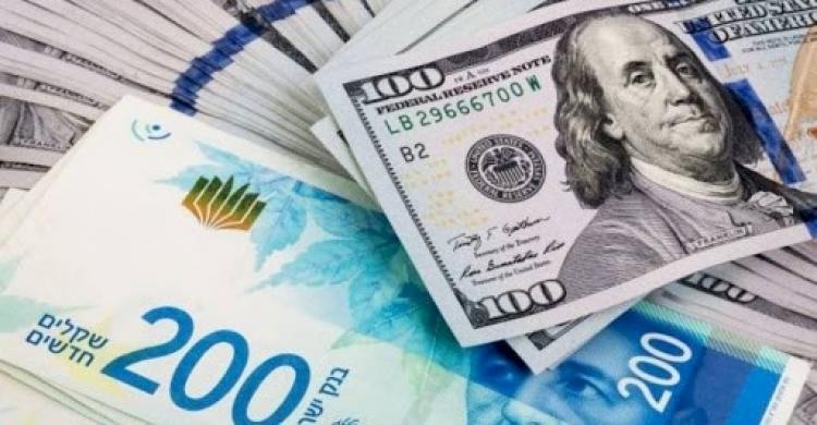 سعر الدولار مقابل الشيكل
