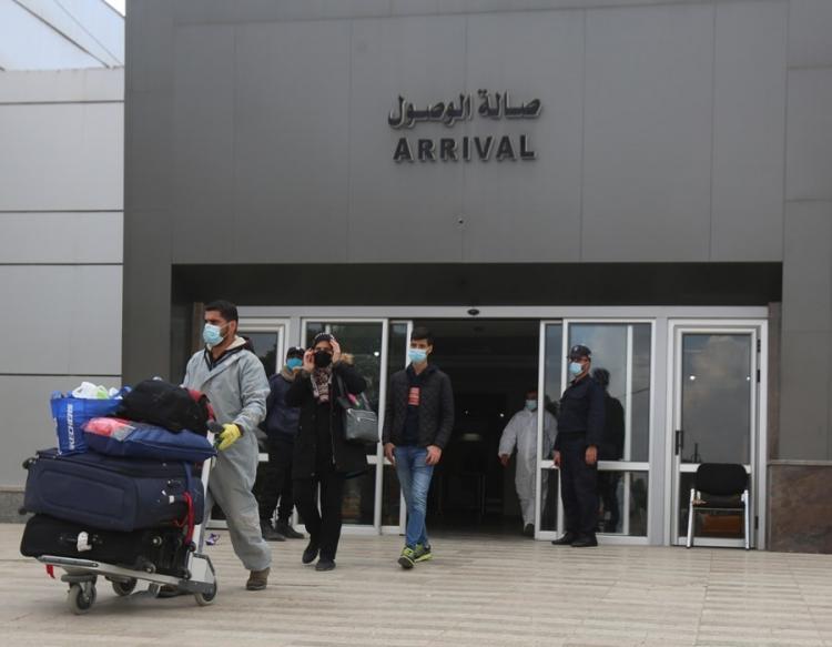 صالة المغادرة لمعبر رفح البري