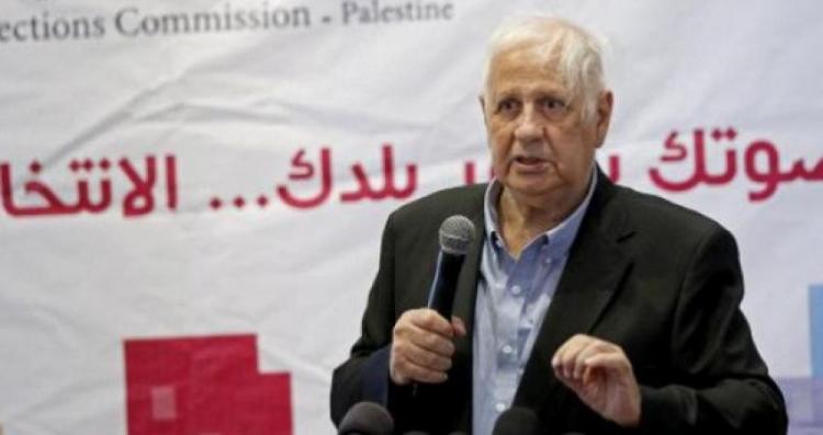حنا ناصر رئيس لجنة الانتخابات المركزية الفلسطينية