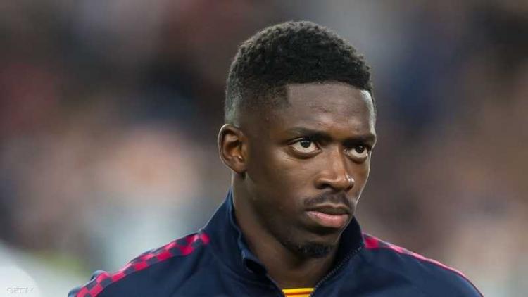 عثمان ديمبلي لاعب نادي برشلونة