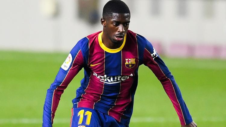 عثمان ديمبلي لاعب نادي برشلونة