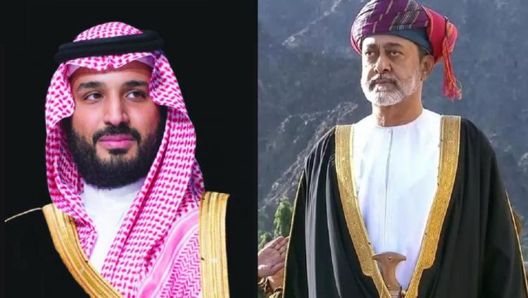 هيثم بن طارق سلطان عمان وولي العهد السعودي محمد بن سلمان