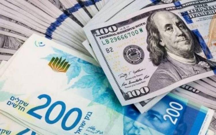سعر الدولار مقابل الشيكل