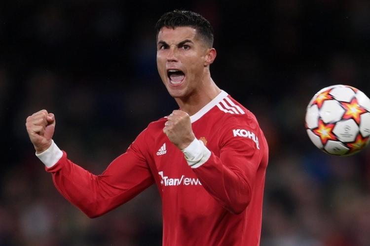 كريستيانو رونالد نجم نادي مانشستر يونايتد