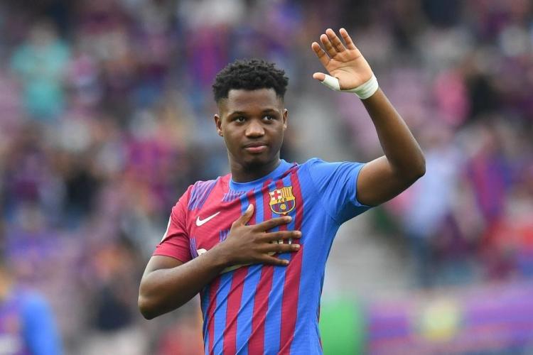 أنسو فاتي لاعب نادي برشلونة