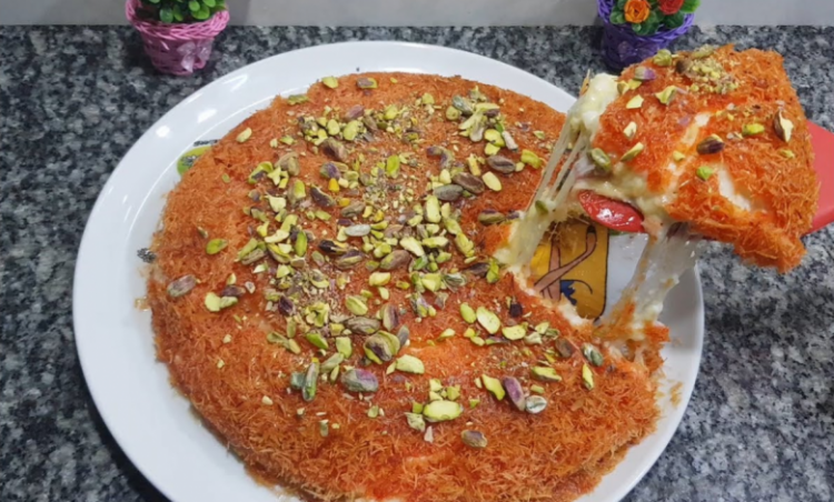 كنافة ناعمة بالقشطة
