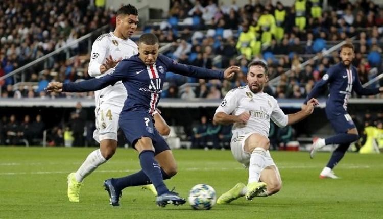 مباراة سابقة بين ريال مدريد وباريس سان جيرمان