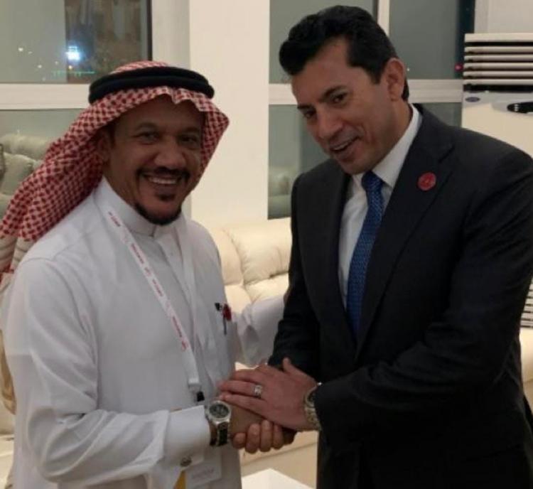 أشرف صبحي وزير الشبا ورئيس المكتب التنفيذي لمجلس وزراء الشباب والرياضة العرب المصري