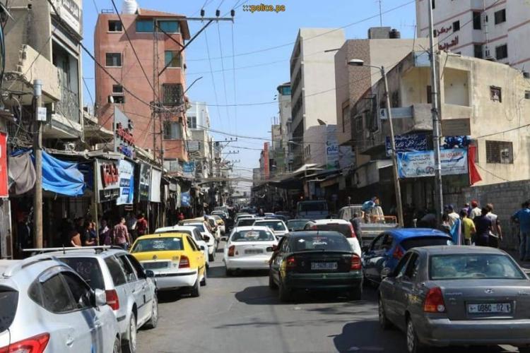 شارع عمر المختار في غزة