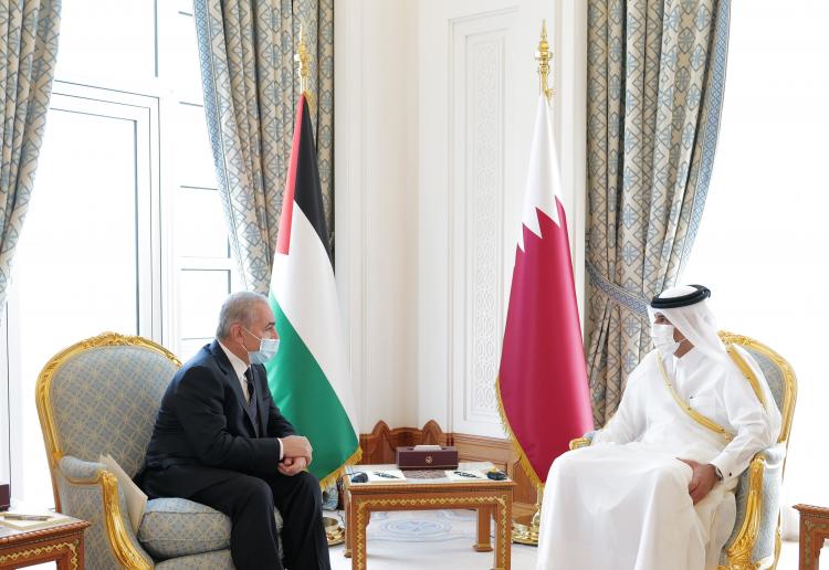 رئيس وزراء فلسطين وقطر