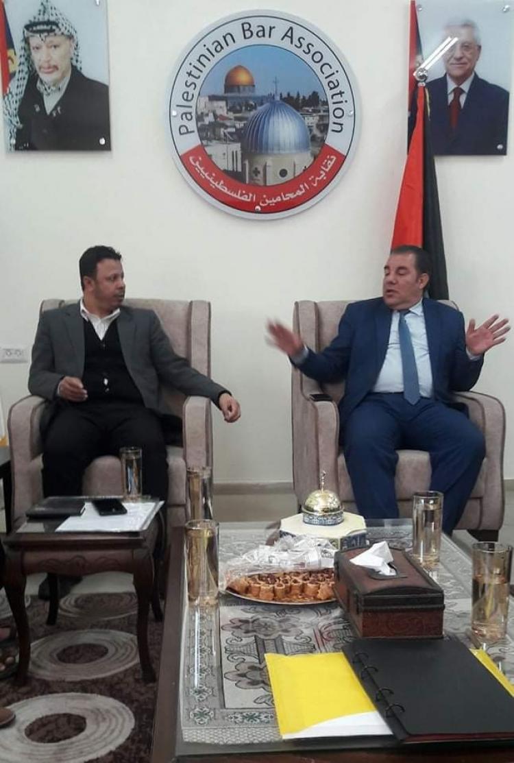 خلال الزيارة
