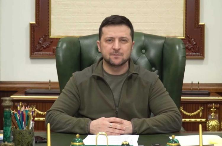 الرئيس الأوكراني فولوديمير زيلينسكي