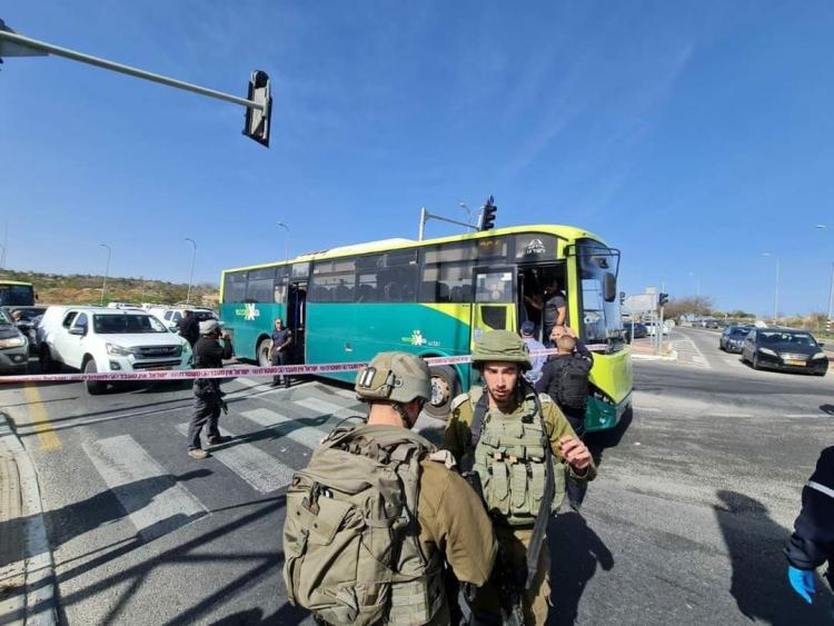 صورة من مكان عملية الطعن