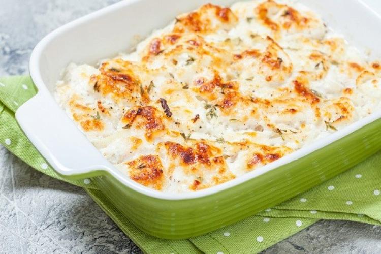 صينية بطاطس مهروسة بالدجاج