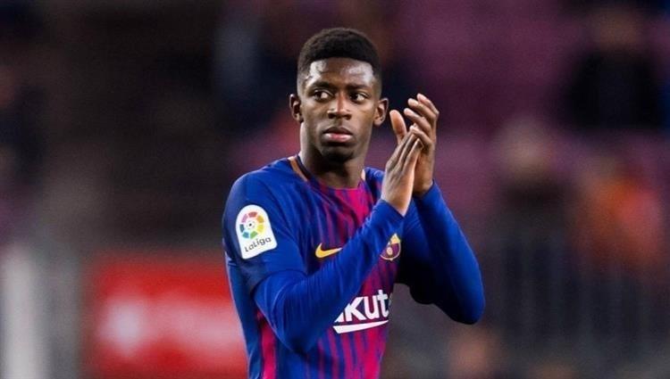 عثمان ديمبلي لاعب نادي برشلونة