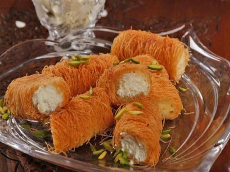 كنافة مبرومة بالقطشة